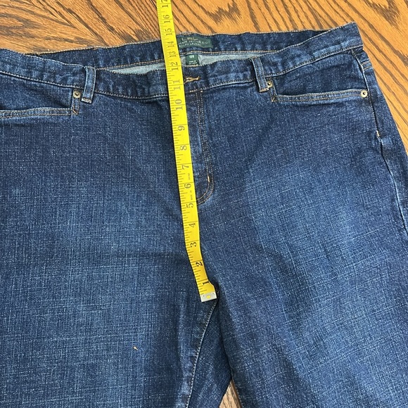 Lauren Jeans Co. Ralph Lauren Classic MidCalf Blue Denim Cropped - Picture 7 of 11